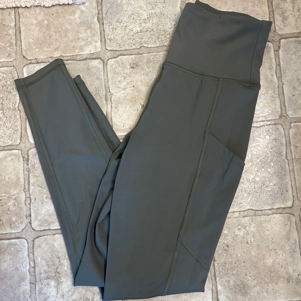 American Eagle Outfitters Dark olive Green Leggings